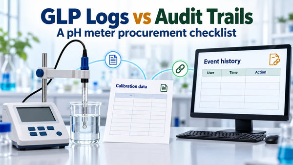 GLP Data Logging vs Audit Trails in pH Meters: A Procurement Checklist for QC Labs