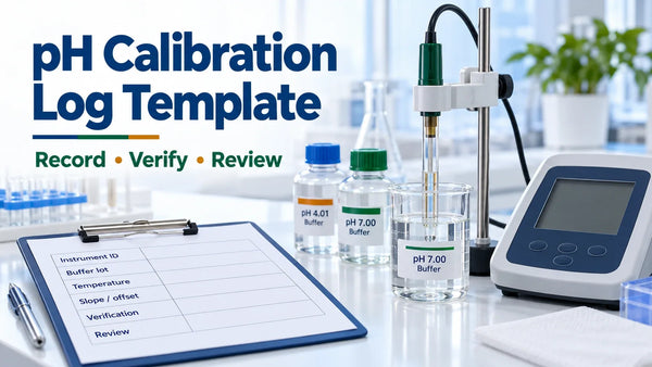 pH Calibration Log Template: What to Record Before Releasing Sample Results