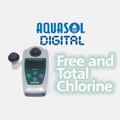 Digital Aquasol Model AP-CL-01 Chlorine Meter Portable Range 0 - 5 ppm, Resolution 0.01 ppm