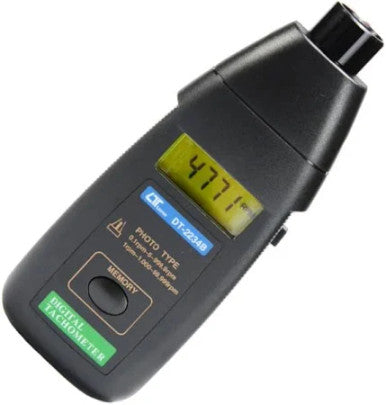 Lutron DT-2234B Digital Photo Tachometer | 5 to 99,999 RPM Range | Non-Contact RPM Measurement