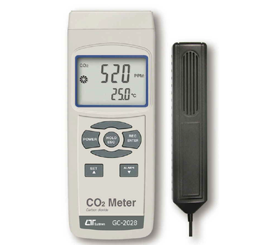 Lutron GC-2028 NDIR CO2 Meter with Temperature Monitoring