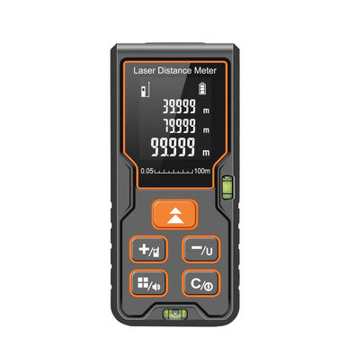 R-TEK Laser Distance Meter,120 Meters Range, Continuous Measurement, Distance, Volume & Area Measurement