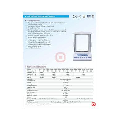 Saffron SES200 Precision Balance | 200g Capacity, 0.001g (1mg) Laboratory Scale