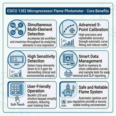 ESICO 1382 Microprocessor Flame Photometer