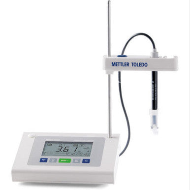 METTLER TOLEDO PH METER FP20 bio kit RANGE -2 TO 16 PH/ 0.01 RESOLUTION with LE410 sensor