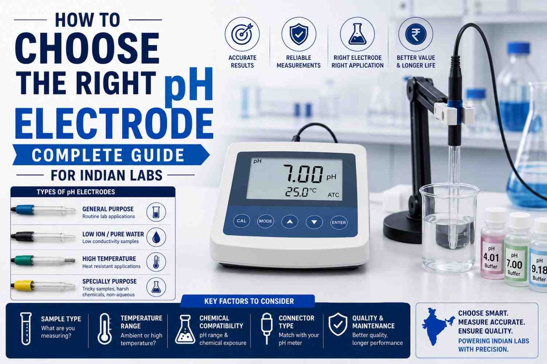 How to Choose the Right pH Electrode: Complete Guide for Indian Labs
