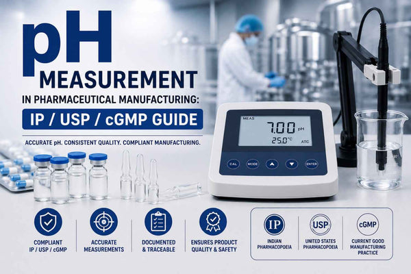 pH Measurement in Pharmaceutical Manufacturing: IP/USP/cGMP Guide