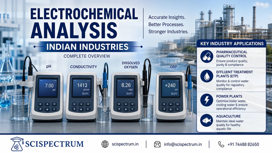 Electrochemical analysis instrument used for industrial water-quality measurement.