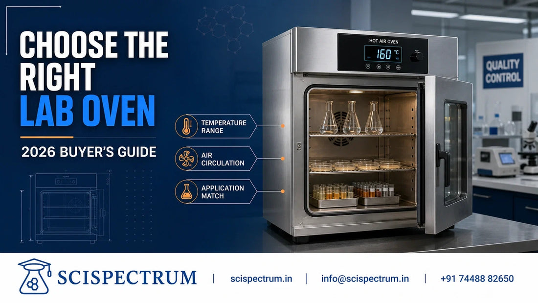 Stainless-steel hot air laboratory oven with shelves of samples in a quality-control laboratory.