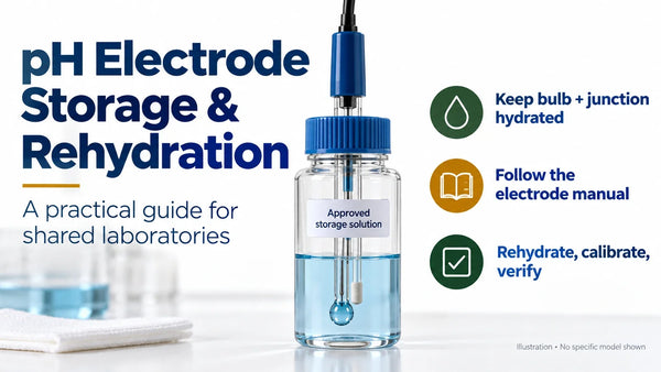 pH Electrode Storage and Rehydration: A Practical Guide for Shared Laboratories