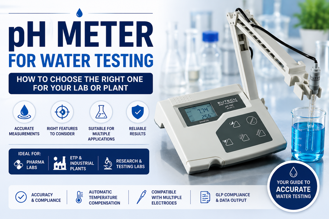 pH Meter for Water Testing: How to Choose the Right One for Your Lab or Plant