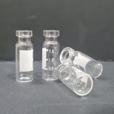 HPLC Vials Clear Glass with Screw Neck 2mL (Pack of 100)