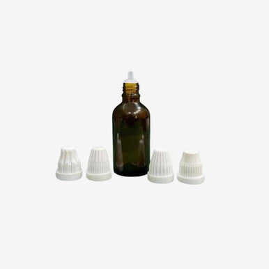 Amber Bottle With Temple Dropper Cap 100 ml