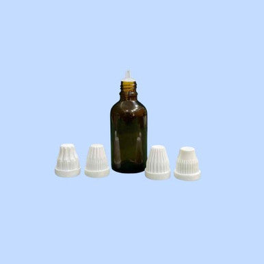 Amber Bottle With Temple Dropper Cap 15 ml