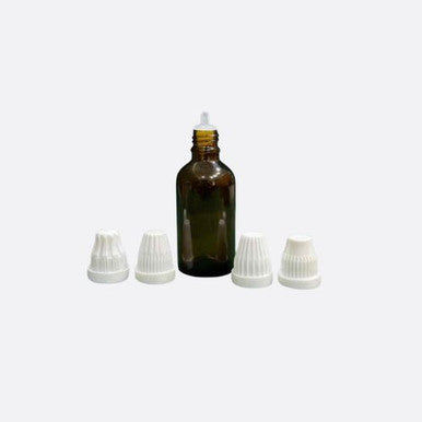 Amber Bottle With Temple Dropper Cap 30 ml