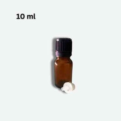Amber Glass Bottles and Euro Droppers Essential Oils 10 ml