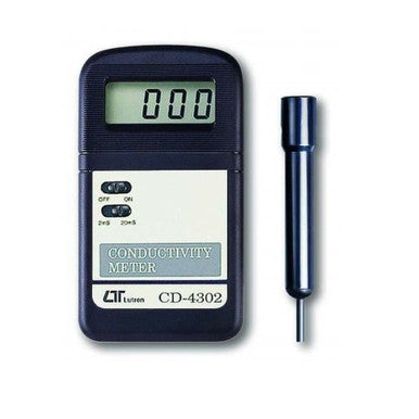 Electronic Conductivity Meter LUTRON CD-4302 Range 0-1.999ms, 2-19.99ms portable
