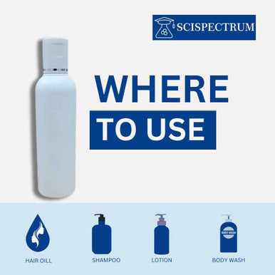 HDPE Bottle 100ml Lotion / Hair Oil / Shampoo Pack of 100