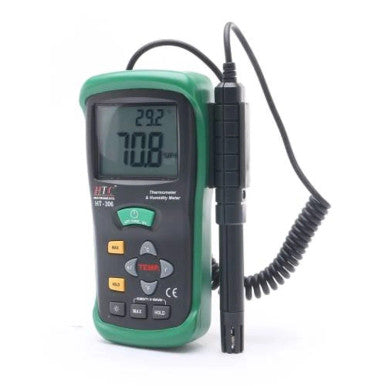 HTC-HT-306S Professional 4-in-1 Humidity Meter | %RH, Dew Point, Wet Bulb & Type K Thermometer