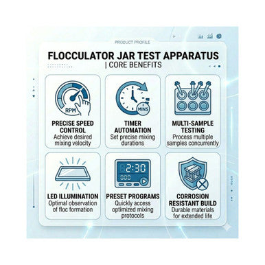 Jar Test Apparatus Model 1926 - 6 Samples, Digital, 10-300 RPM