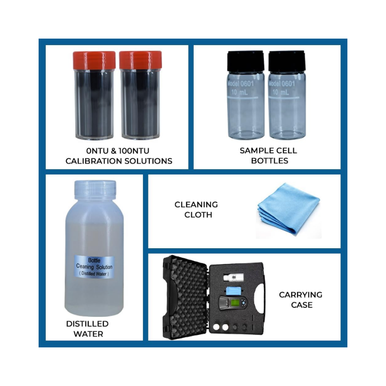 Lutron TU-2016 Digital Turbidity Meter | ISO 7027 Compliant, Wide Range 1000 NTU