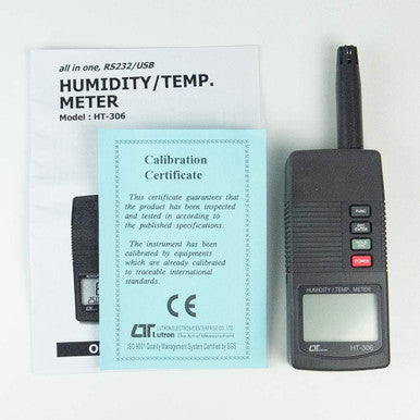 Lutron HT-306 Precision Humidity Temperature Dew Point Meter (0.01%RH Resolution)