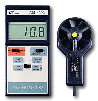 Lutron  AM-4202 Digital Anemometer with Temperature Measurement
