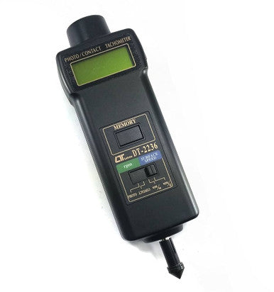 Lutron DT-2236 Multi-Function Digital Tachometer | Photo & Contact RPM/Surface Speed | 0.05% Accuracy