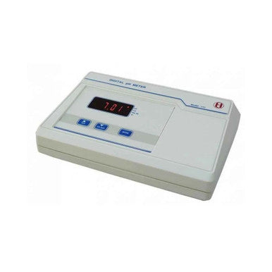 EI-DVI Model 101 Deluxe Digital pH Meter with ATC, Combined Indian Glass Electrode & 3.5-Digit LED Display