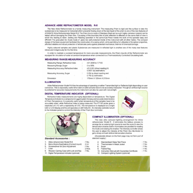 ADVANCE R-8 Abbe Refractometer
