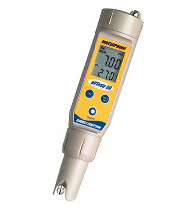 PEN TYPE Model PH TEST 30 Resolution 0.01pH Ph buffer Point 3pt with ATC Range -1 TO 15pH TEMP. Display