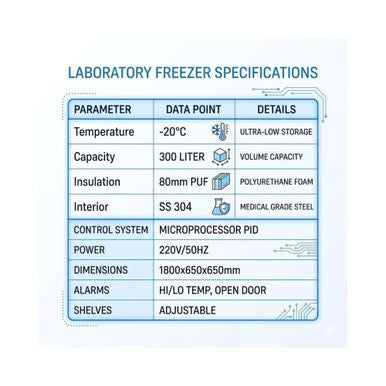 REMI RQV-300 Plus Deep Freezer | 300 Litres | -20°C | Microprocessor & LED Display