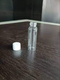 SCISPECTRUM 2 Dram Glass Vial Homeopathy Bottles White Screw Cap Dropper