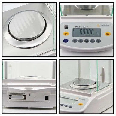 Sartorius BSA224S-CW Analytical Balance with Motorized Calibration