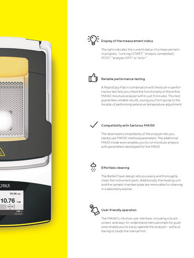 Sartorius MA160 Moisture Analyzer