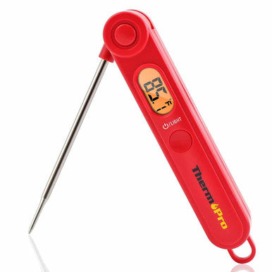 ThermoPro TP03B Digital Instant Read Meat Thermometer Food Candy Cooking Kitchen and Backlight for Oil Deep Fry Smoker Grill BBQ