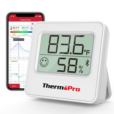 ThermoPro TP357 Digital Hygrometer Thermometer of 260FT Range