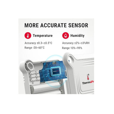 ThermoPro TP351 Bluetooth Thermometer/Hygrometer - Smart Indoor Climate Monitor