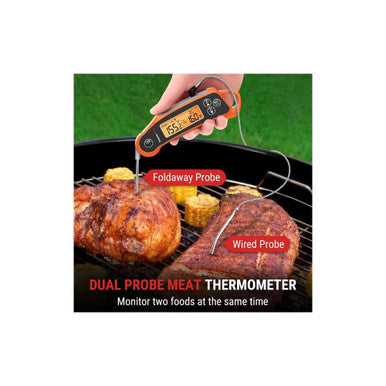 ThermoPro TP710 Instant Read Dual Probe Meat Thermometer | Waterproof Digital Food Thermometer for BBQ & Oven