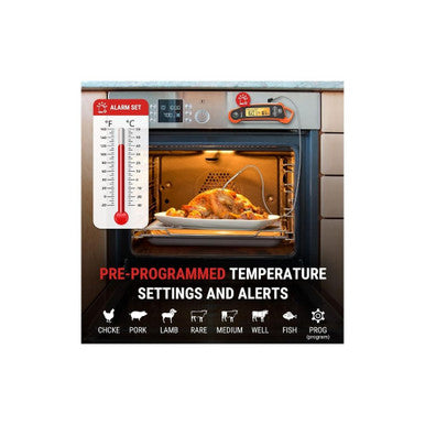 ThermoPro TP710 Instant Read Dual Probe Meat Thermometer | Waterproof Digital Food Thermometer for BBQ & Oven