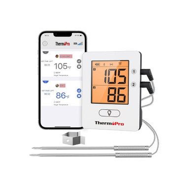 ThermoPro TP910 Wireless Bluetooth Meat Thermometer for BBQ, Smoker & Grill