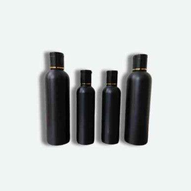 Black colour HDPE hair oil bottle 100 ml Pack of 100