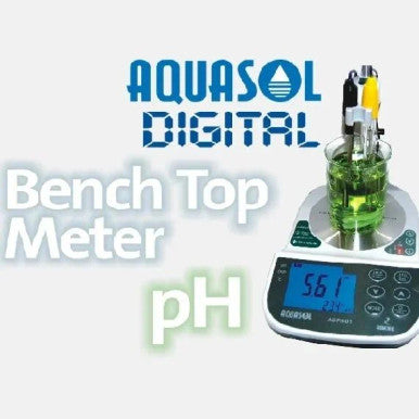 AQUASOL BENCH TOP PH METER ABPH01 RANGE 0-14 PH/=-1999MV  MODEL NO- ABPH01 WITH BUILT IN STIRRER MICROPROCESSOR USB CONNECTIVITY WITH SOFTWARE