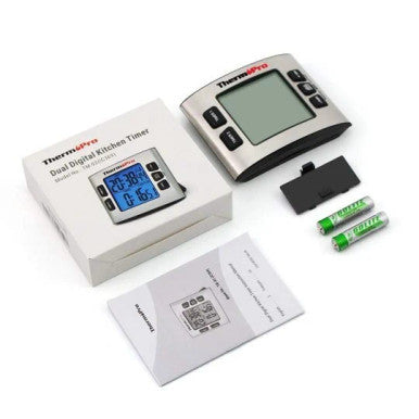 ThermoPro TM02 Dual Digital Kitchen Timer